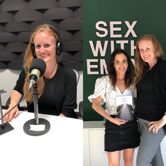 Heather Jeffcoat on the "Sex With Emily" Show with Dr. Emily Morse 