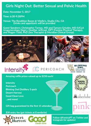 Girls’ Night Out | Better Sexual and Pelvic Health – October, 2017